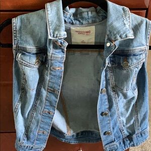 Mossimo jean vest